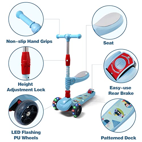 Kramow Monopattino Bambino 3 anni, Monopattino 3
