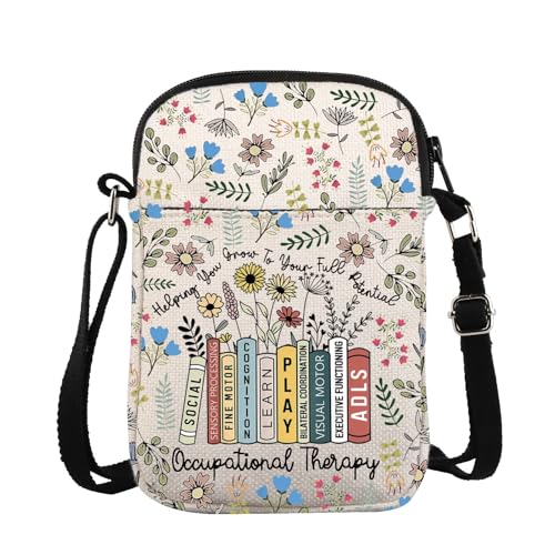 ZJXHPO Occupational Therapist Appreciation Gift OT Cross Body Bag Occupational Therapy Messenger Bag OTA Shoulder Bag