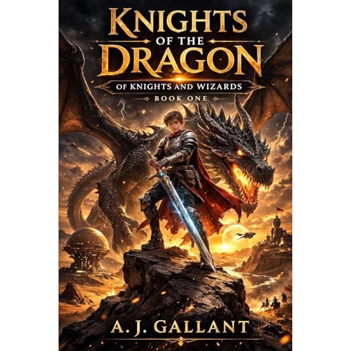 Knights of the Dragon (Sorcerer & Dragon Fantasy) (Book ONE of SIX) Audiobook By A. J. Gallant cover art