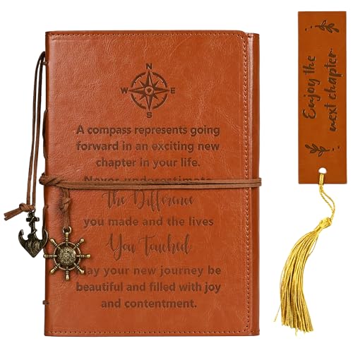 Zhitongda Leather Journal Notebook Retirement Gift For...