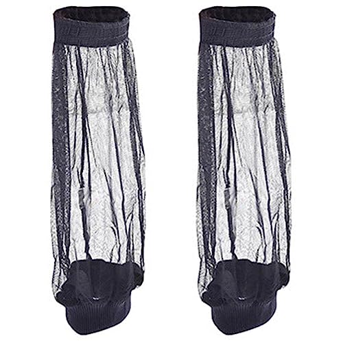 Mesh Jambe Protector Mosquito Foot Net Anti-Mosquito Foot Net Sock Socks Garg Protector Outdoor Survival Camping Equipment Travel Mosquito Net 1 Paire