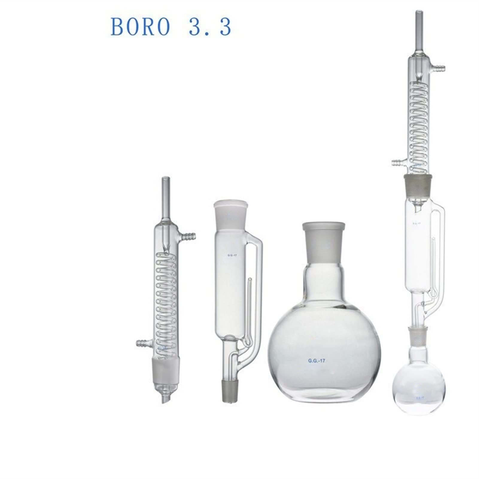 250ml Soxlet Estrattore Soxhlet Estrazione Apparecchio Borosilicato 3.3 Vetro Personalizzabile Distillazione Apparato Laboratorio di Chimica Glassware- Confezione da 1 (Size : 250ml)