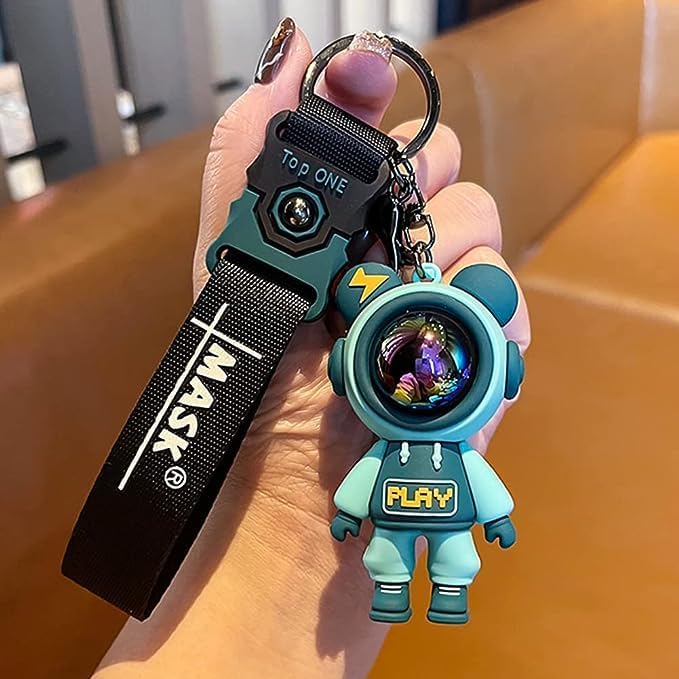 Premium Metal Weapon Cool Cute Anime Cartoon 3D Rubber Creative Silicon Keychain Suitable For Girls | Car key rings| Bike Key Chains | Bag Charm | Boys
