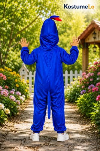 Image of Kids Animal & Bird Costumes - Comfortable Fleece Fancy Dress Outfit | Soft Plush Onesie | School Events, Theme Parties, Photoshoot