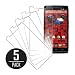 Motorola Droid Maxx / Droid Ultra Screen Protector Cover, MPERO Collection 5 Pack of Clear Screen Protectors for Motorola DROID MAXX XT1080M / ULTRA XT1080