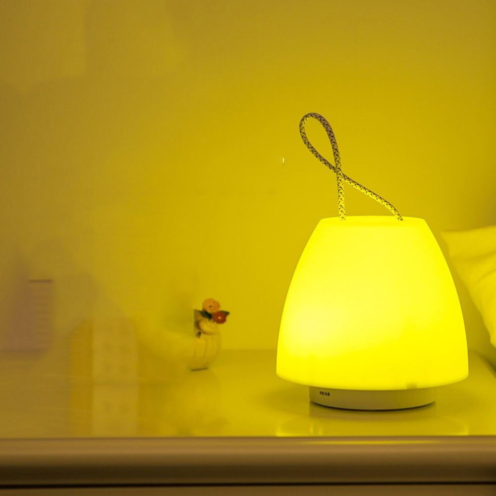 Remote control bedside lamps Bedroom Mini touch table lamps Living room Baby feeding Can be portable-A