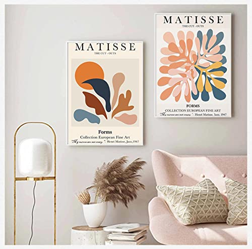 Matisse Toile Murale Art Floral Poster Abstrait 60x90cm KEBIA