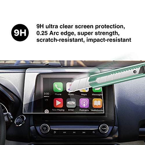 YEE PIN For Ford Fiesta mk8 /Focus mk4/ EcoSport 2017-2021 8-inches Navigation Touch Screen Protective Film 9H Tempered Glass Scratch-Resistant - Image 3