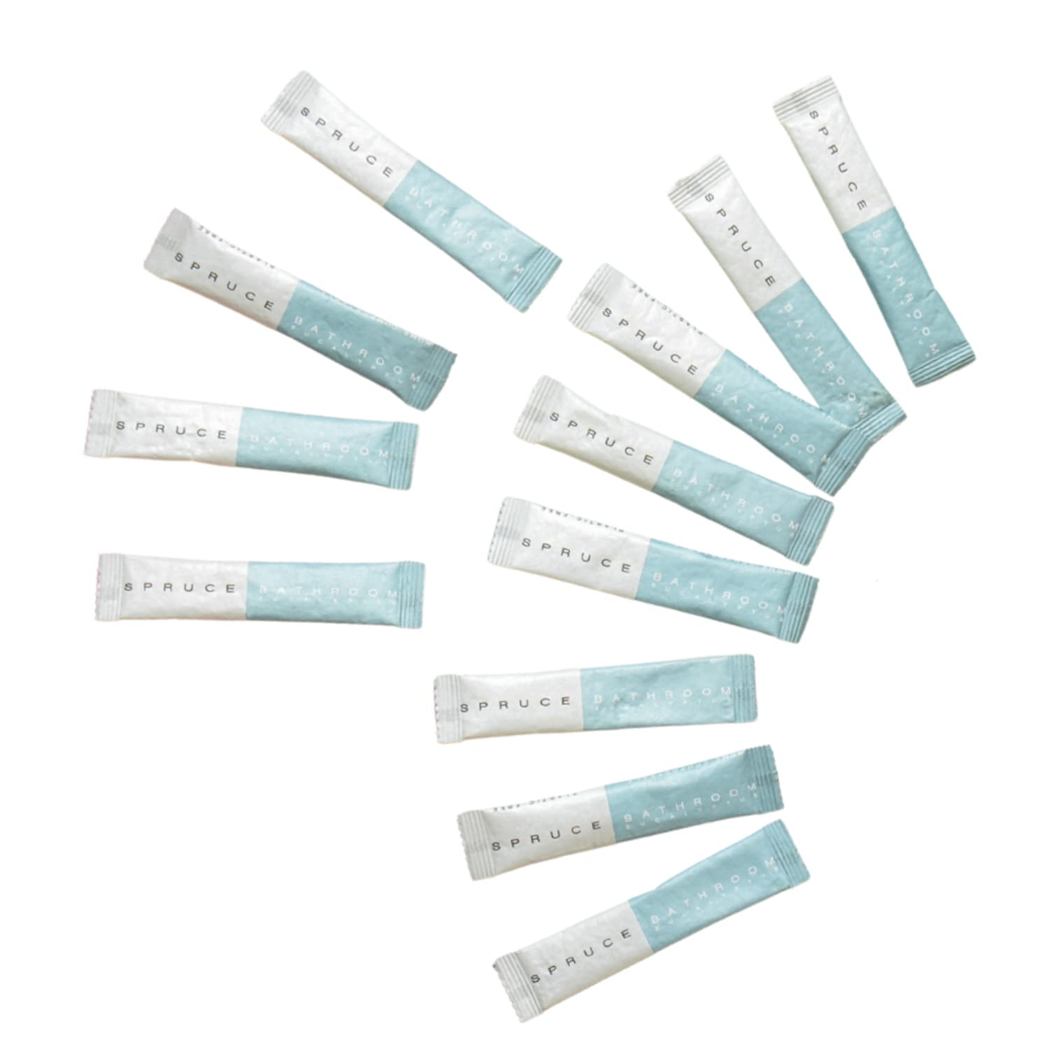 Spruce Bathroom Cleaning Refills, 12 x Plastic-Free Concentrated Refills for Soap Scum and Limescale. Shower and Bath refillable cleaning, Non-Toxic & Eco Friendly, Vegan & Cruelty-Free