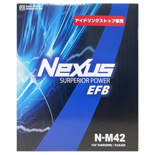 NEXUS バッテリー N-M42 ダイハツ タフト 対応 令和2年6月〜令和4年9月 6BA-LA900S アイドリングストップ車 M-42 互換 標準地/寒冷地共通 80