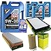 Produktbild QR-PARTS 69322739 Filter Set Inspektionspaket 8 Liter Motoröl Longtime High Tech 5W-30 MANN-FILTER Innenraumfilter Luftfilter Ölfilter