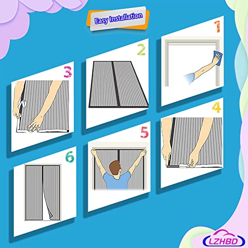 LZHBD Zanzariera Magnetica in Rete per