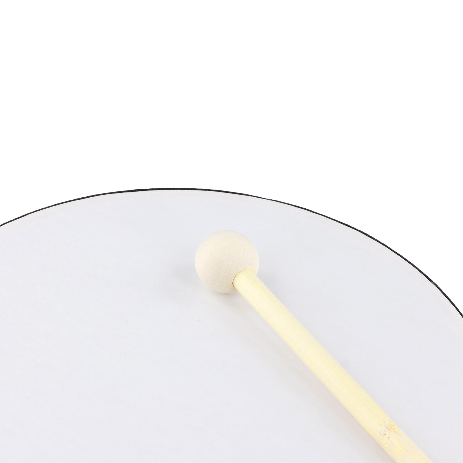 ZOENHOU 3 Stück Handtrommel Set mit Holzschlägeln (15/20/25 cm), Tamburin Rahmentrommel, Holztrommelhöhe 4,5 cm, Percussion-Instrument für Partys, Auftritte und Rhythmusübungen