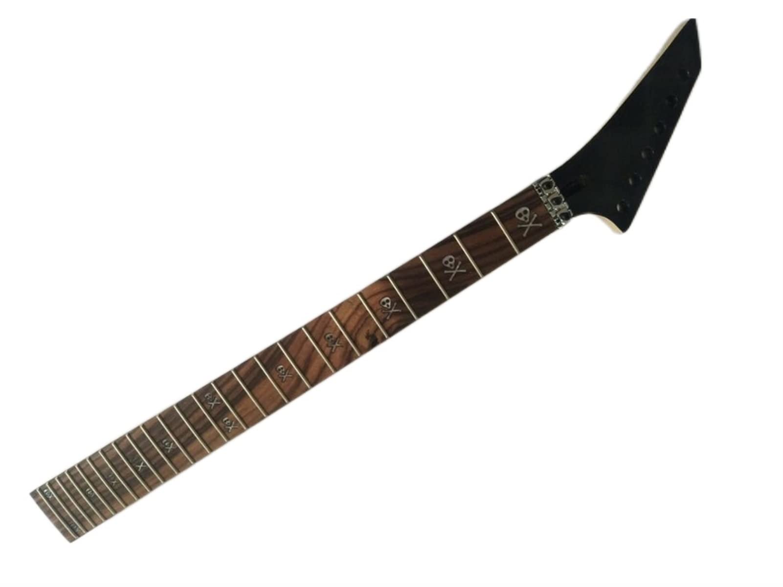 Reverse Head 24 Frets Esdoorn Elektrische Gitaar Hals Vervanging Palissander Toets Borgmoer Glans Reverse Head 24 Frets Esdoorn Elektrische Gitaar Hals Vervanging Palissander Toets Borgmoer Glans