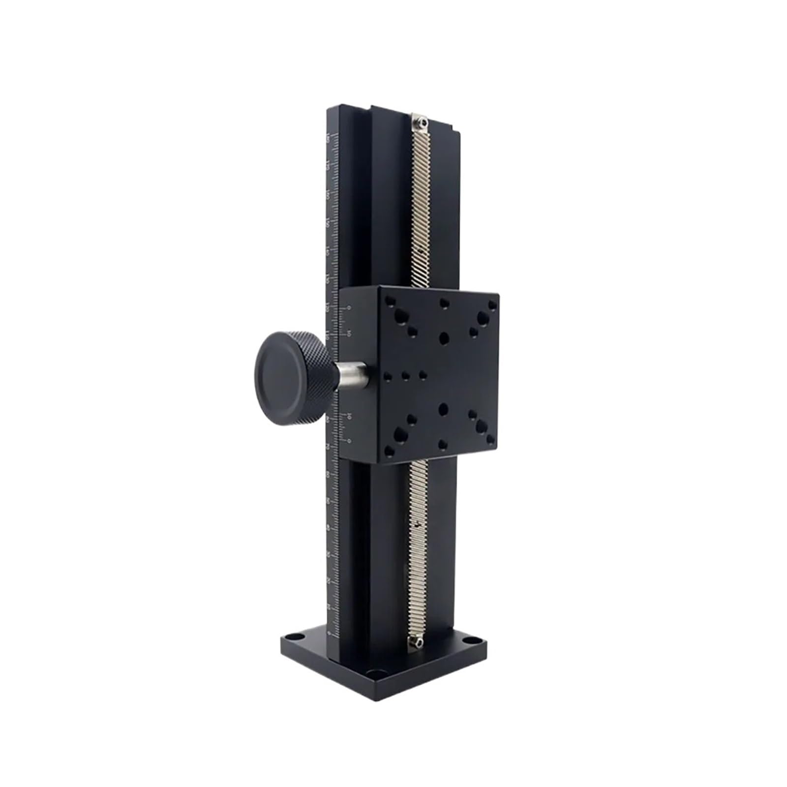 EZLUIYLDH Z Axis Groove Linear Long Stroke Fine-Tuning Sliding Table LWZ60 L=100-500mm Manual Displacement Trimming Platform(300mm)