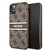 Produktbild Guess GUHCN654GDBR Hülle für iPhone 11 Pro Max 6,5" braun 4G Stripe