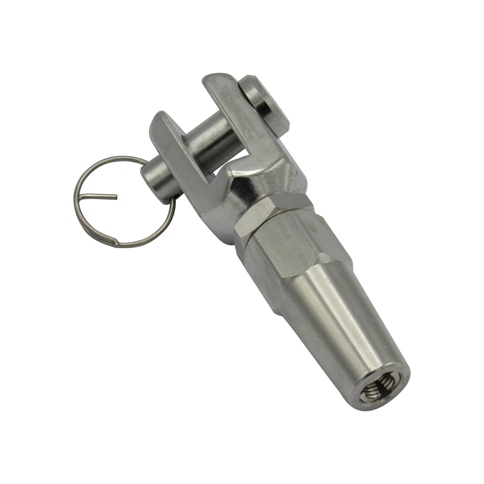 Secure Fix Direct Swageless Fork Terminal Wire Rope Fitting Stainless 5Mm (Cable Rigging Jaw)