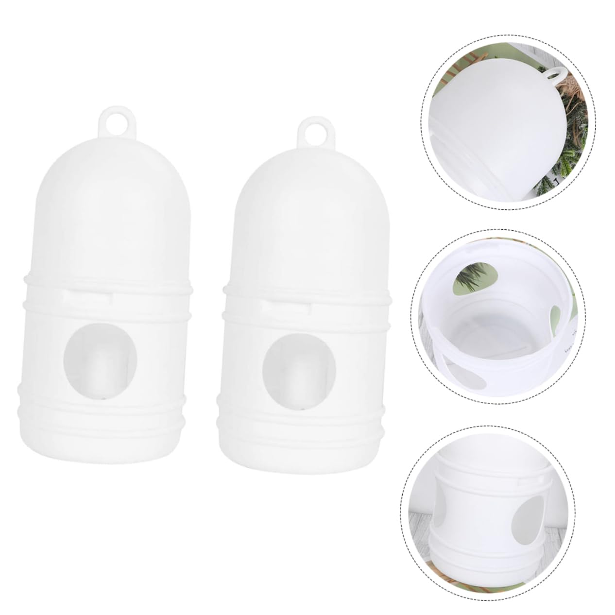minkissy 4 Piezas Bebedero para Palomas Botella de Agua para Perros comedero automatico para Mascotas comederos para pájaros Jaula de pájaros Taza de comedero de Agua para pájaros Exterior