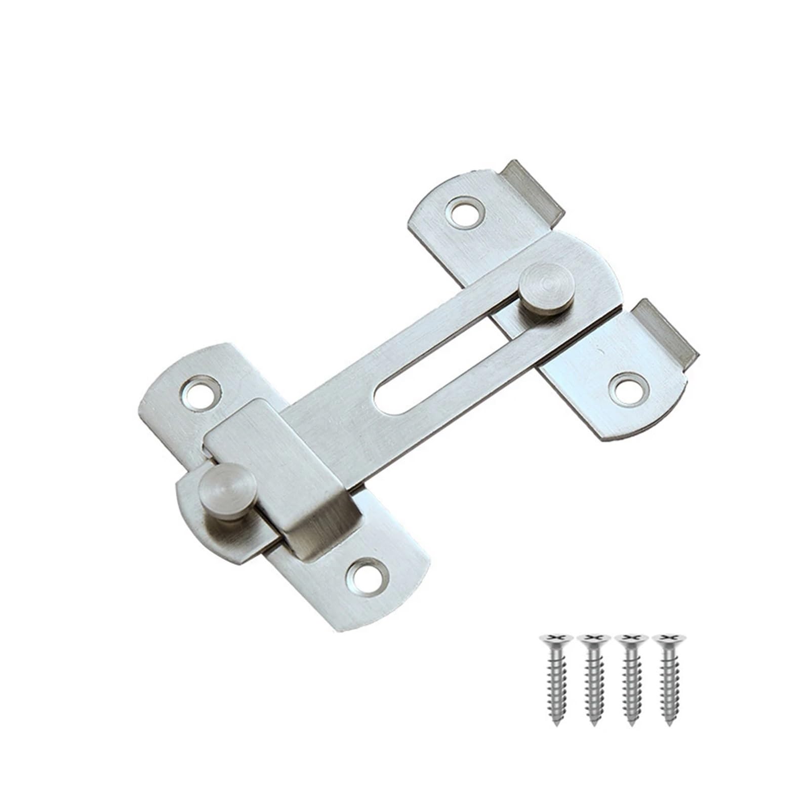 Dqzrtueca One Color Hasp And Staple, Stainless Steel Door Padlock Hasp With Screws