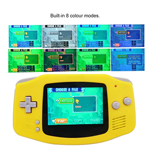 HISPEEDIDO V5 Screen Pre-laminated LCD Replacement Mod Kits For GBA Backlight Backlit Screen, Touch
