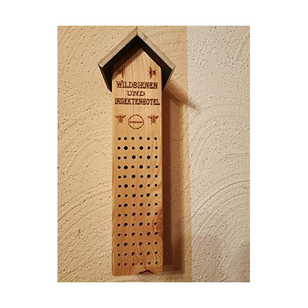 50cm hoch 🐝 XXL 🐝 Insektenhaus 🐝 Winterquartier Bienen Wildbienen Nistkasten aus Holz Insektenhotel Handmade in…