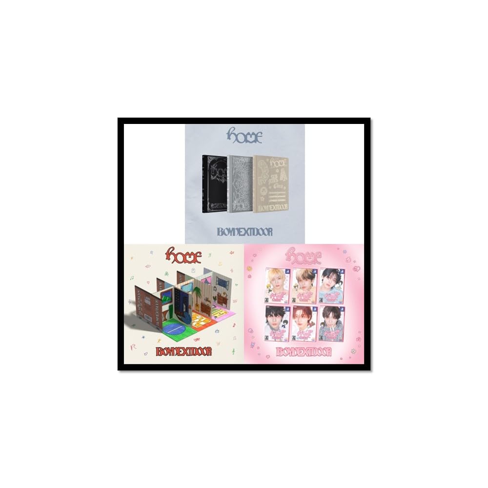 BOYNEXTDOOR HOME - Juego de 3 fotos (1 libro de fotos + 1 SWEET HOME + 1 álbum Weverse) cubiertas aleatorias] 1er álbum de estudio