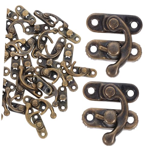 Decomelody Antike Schrankriegel 20 Stück Bronze