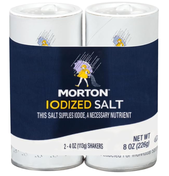 Miniatura 2 de Salero yodado Morton - 2 CT X2..4 en total, por Litezout y empaquetado en una caja Litezout