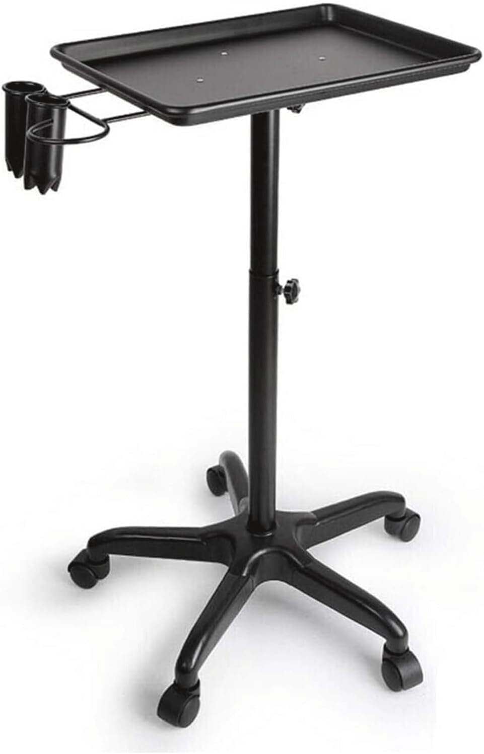 SSDDLZEQ Mobile Salon Station, Salon Cart Adjustable Height Salon Rolling Cart Metal Trolley Cart With Casters Salon Trolley For Barber Storage Utility Cart