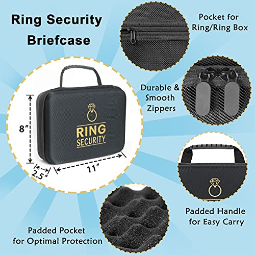 Ring-Security-Wedding-Ring-Bearer-Proposal-Box-Gifts-Security-Box-Sunglasses-Kids-Toy-Badge-Security-Earpiece-Earplugs-Toy-Handcuffs-with-Keys-for-Kids-Boys-Sturdy-Briefcase-Wedding-Stuff Ring Security Wedding Ring Bearer Proposal Box Gifts Security Box Sunglasses Kids Toy Badge Security Earpiece Earplugs Toy Handcuffs with Keys for Kids Boys Sturdy Briefcase Wedding Stuff