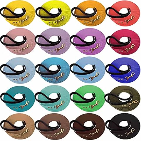 Schleppleine Hundeleine 10m - 12 bis 19mm breit aus Biothane I Leine Cover