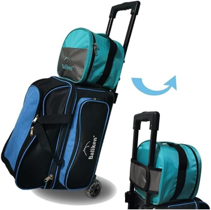 BALIKEN Bowling Single Tote Bag, Durable, Compact and Stylish Durability Easy to Carry Holds One bowling ball