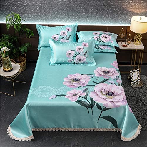 Y&C Summer Ice Silk Cover Cooling Mat with Pillowcases Set Foldable Folding Cooling Mattresses