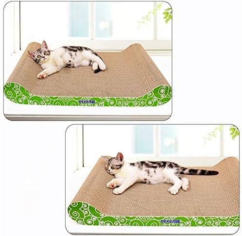 CP-417 Backless Cat Sofa Corrugated Paper Cat Scratch Board Grinding Claw Toy Size: 69.5x38.5x9.5cm