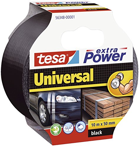Preisvergleich Produktbild tesa Tape Rolle Gewebeband schwarz 10 x 48 56348