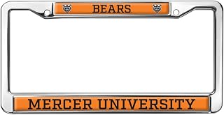 Mercer University Mascot Full Size Standard License Plate Metal Frame