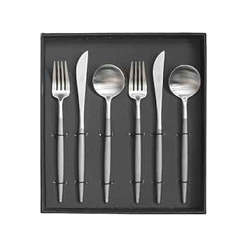 ★Cutipol クチポールGOA ディナー6pcs 箱付き　美品　ライトグレー 楽天市場】【正規取扱店】 クチポール GOA ディナー 4本セット