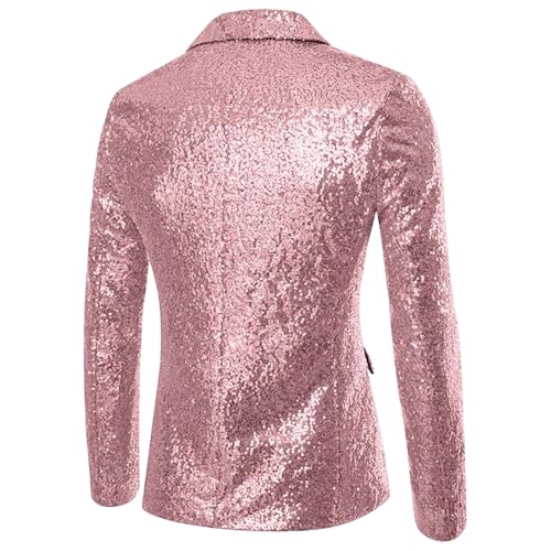 Sequin Blazer Men Plus Size Tuxedo Dress Coat Trendy Dinner Evening Dating Wedding Prom Tuxedo Suit Jacket Sport Coat2