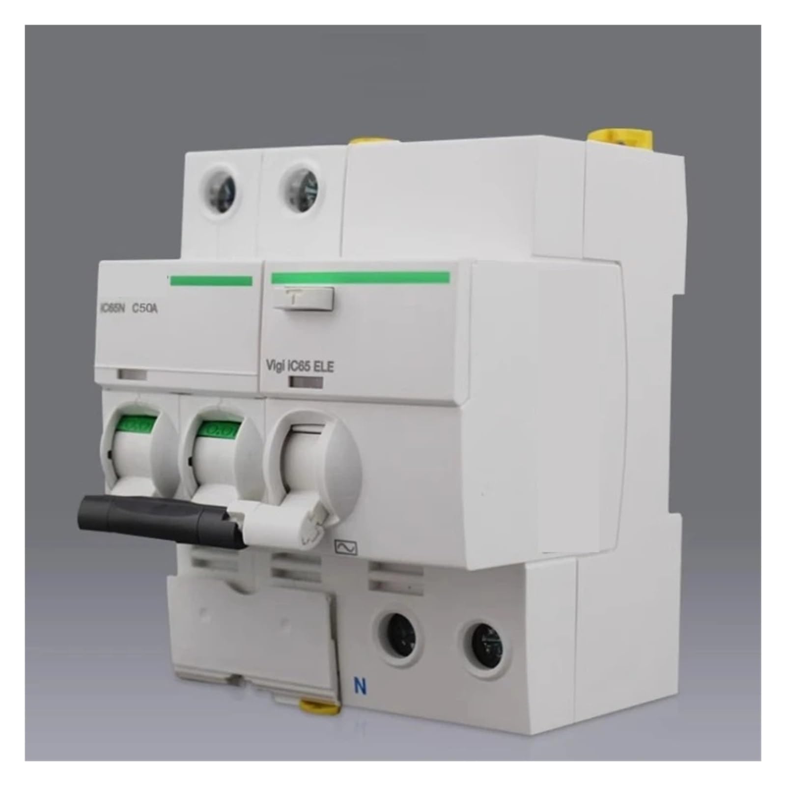 A9 IC65N Luftleistungsschalter Leckage-Hauptschalter 1P 2P 3P 4P 6/80A for Sichere Und Effiziente Stromversorgung(3P,6A)
