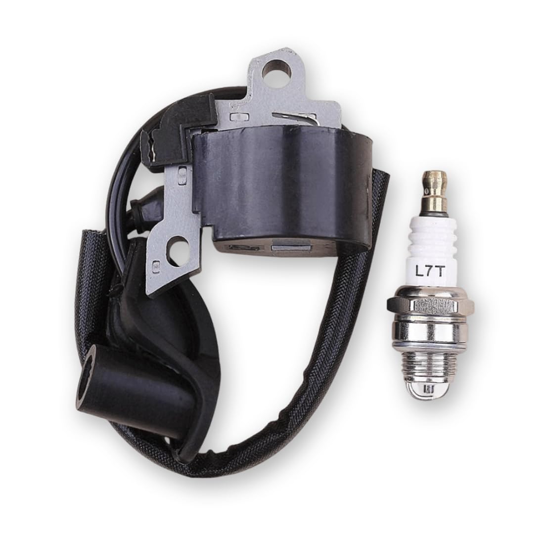 Ignition Coil Spark Plug Kit Compatible with Stihl FS400 FS450 FS480 FR450 FR480 SP400 Trimmer 4128 400 1306