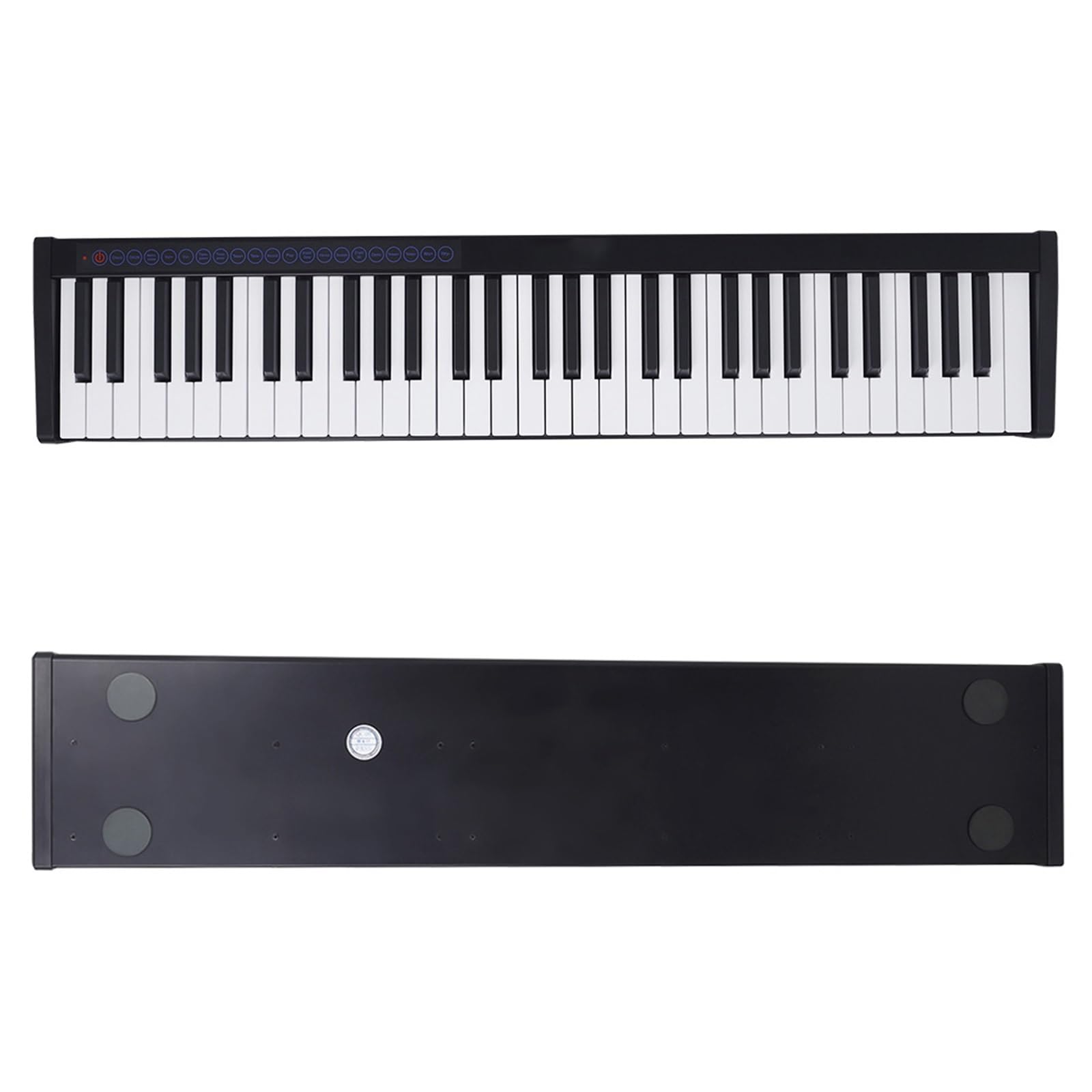 Tastiera Digitale Per Principianti Pianoforte Elettronico A 61 Tasti Pianoforte Elettronico Portatile Pianoforte Elettronico Professionale Per Principianti(Black)