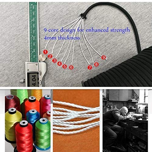 P Auke'réi Lot De 2 Paracorde Lumineuses Pour Camping, Tente Et