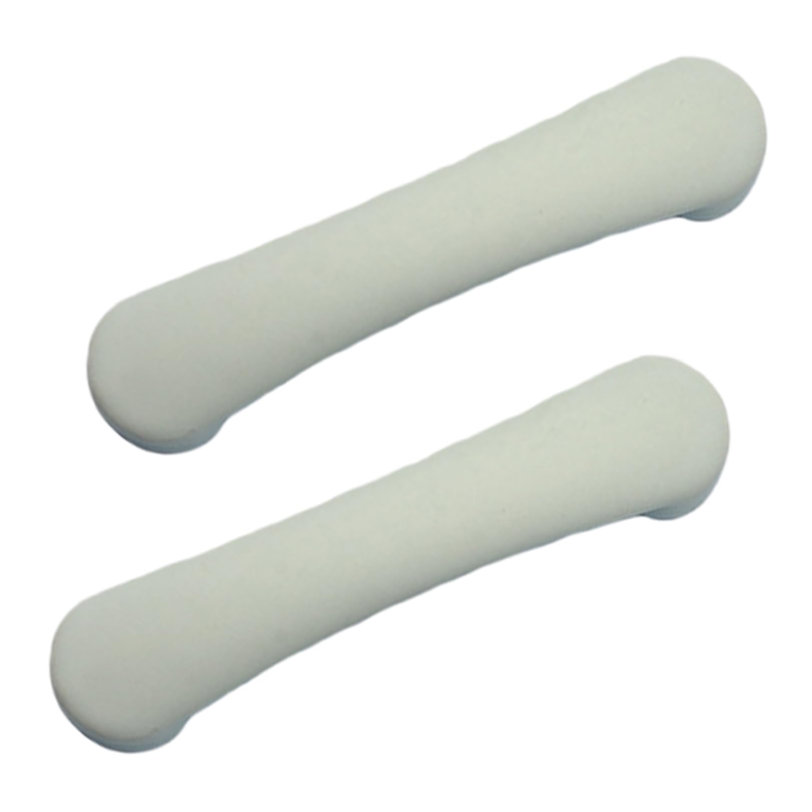 zcru004 Ceramic Door Handles Furniture Pulls Cabinet Handles Cupboard Handles Kitchen Finger Edge Pull Knobs Green 2 Pieces (Hole Distance 96mm)