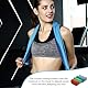 MOAZIFI Kühltuch, 4 Stück Mikrofaser Sport Handtücher Kühlendes, Kühlhandtuch, Cooling Towel, Kühlendes Handtuch, Eishandtuch Cooling Towel Für Fitness(30 X 90cm, 4 Farben) Sport, Schwimmen, Camping