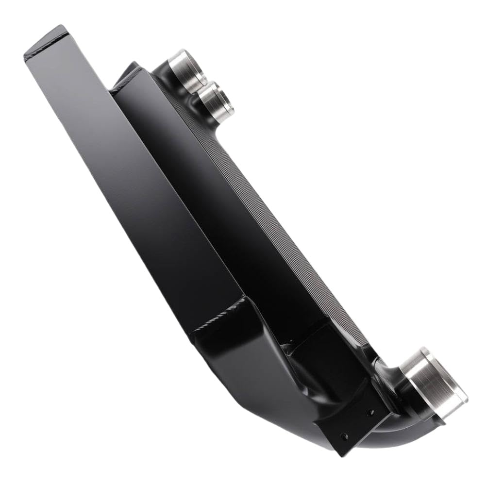 Hnznpwdgb Onecolor Bar And Plate Front Mount Intercooler Compatible With 2015 2016 Turbo Black