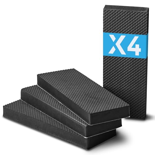 Parkwächter Auto-Türkantenschutz, Garagen Wandschutz, 4 Stück Premium Schutz für Autotüren und Garagen - Extra Dick - Selbstklebend, je 20x7,5cm