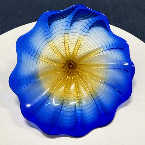 Zonstore Murano Glass Flower Wall Plate