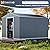 Metal Shed 8x10x6 FT - Steel Tool Storage with Sliding Door and Air Vents - Outdoor Bike Shed for Garden, Backyard, Patio - Utility Storage Solution