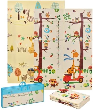 MS BabyWorld - Trendy - Alfombra de Juegos para Bebé 3 tamaños a elegir- Doble C...