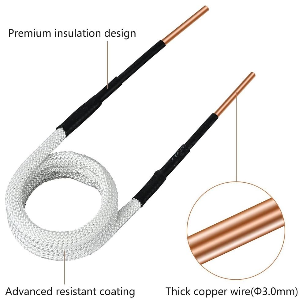 Bobines de Chauffage par Induction Magnétique, 4 Pcs Bobine à Âme en Laiton, pour Retirer Les Boulons et Écrous Rouillés, Entretien